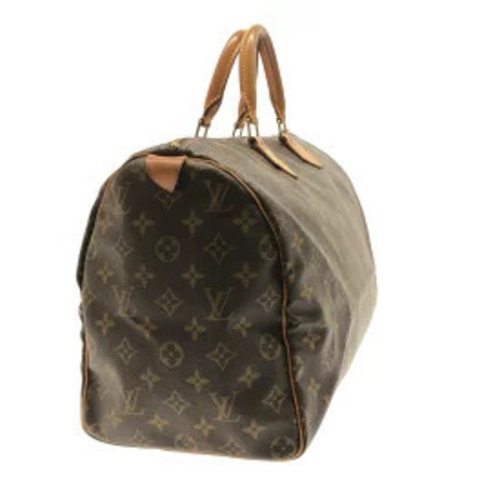 Louis Vuitton Canvas Monogram Speedy Handbag Brown